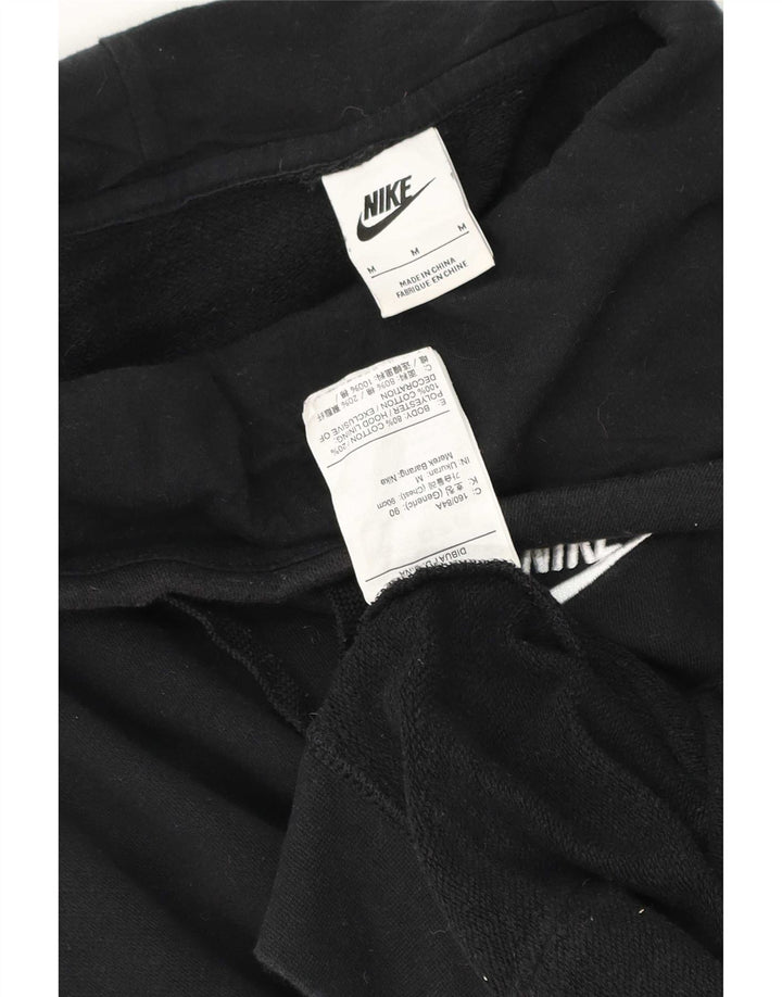 Nike - Sudadera con capucha para hombre (algodón negro mediano)