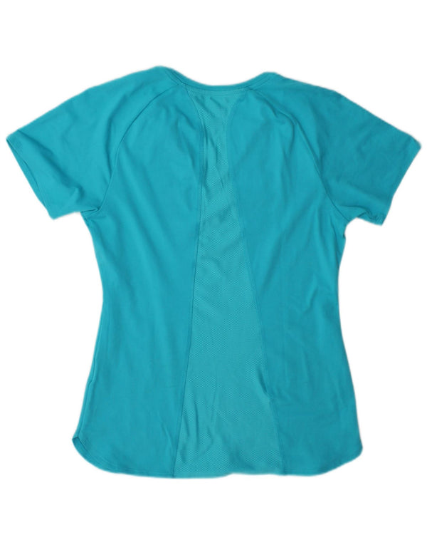 Nike Mujer Dri Fit Camiseta Top UK 10 Small Azul