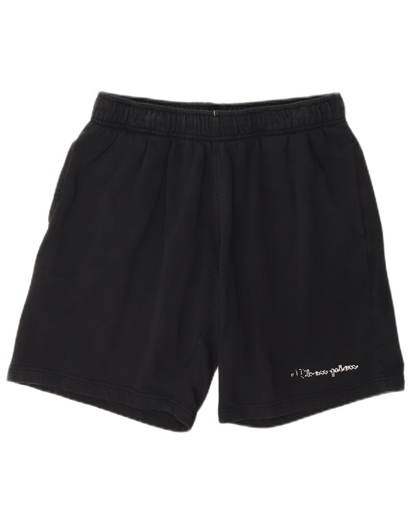 Champion - Pantalones cortos deportivos para hombre, talla grande, color negro