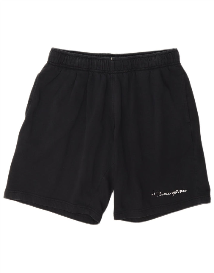 Champion - Pantalones cortos deportivos para hombre, talla grande, color negro