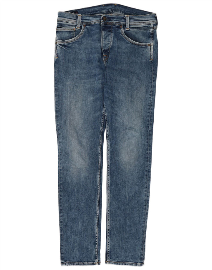 PEPE Jeans Jeans rectos regulares para hombre US 10 Large W32 L31 Azul