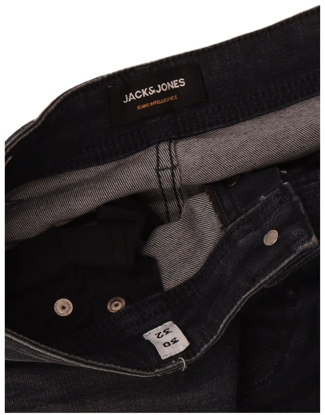 Jack & Jones Tim Slim Jeans para Hombre W30 L32 Algodón Negro