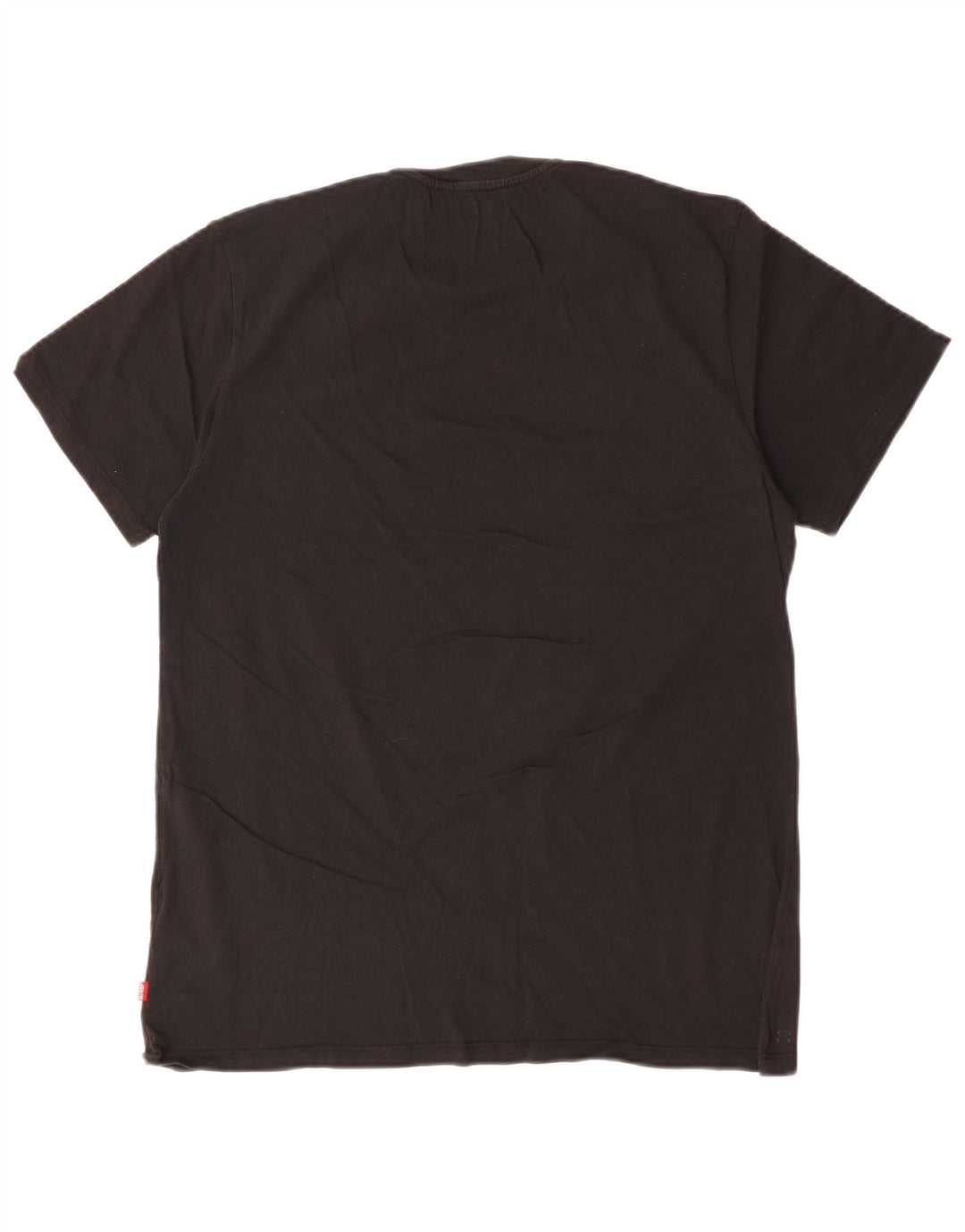 Levi's Camiseta gráfica para hombre Top grande de algodón negro
