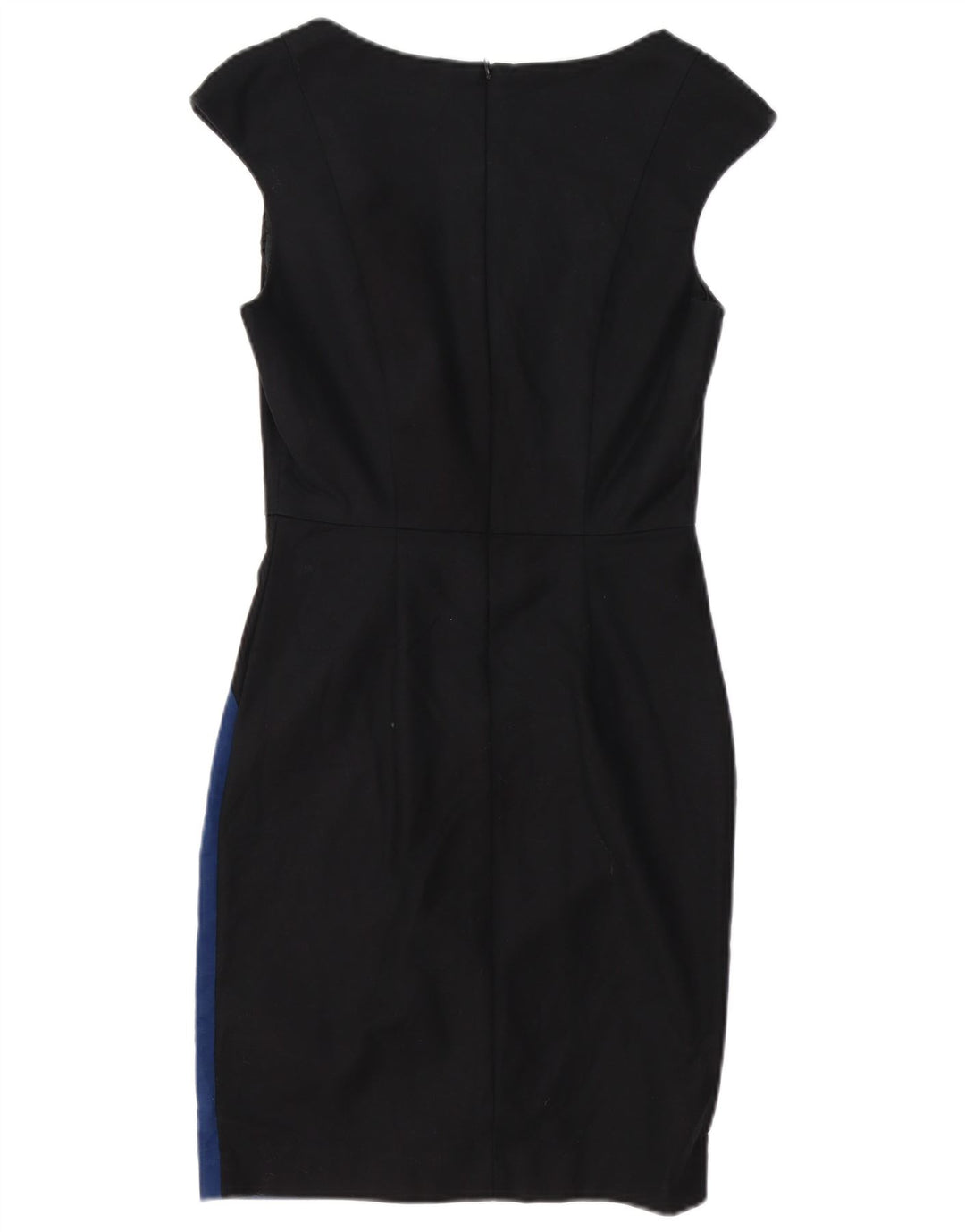 ZARA Mujer Vestido Ajustado UK 40 Pequeño Azul Colorblock