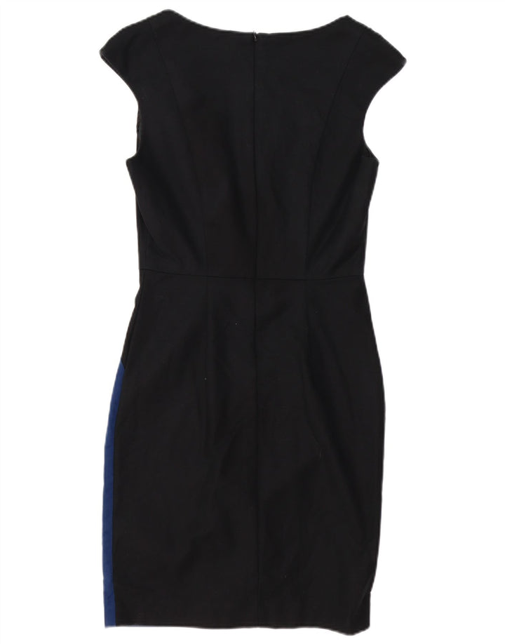 ZARA Mujer Vestido Ajustado UK 40 Pequeño Azul Colorblock