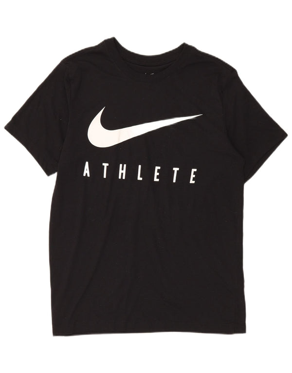 Nike - Camiseta Dri Fit para hombre, talla pequeña, poliéster negro