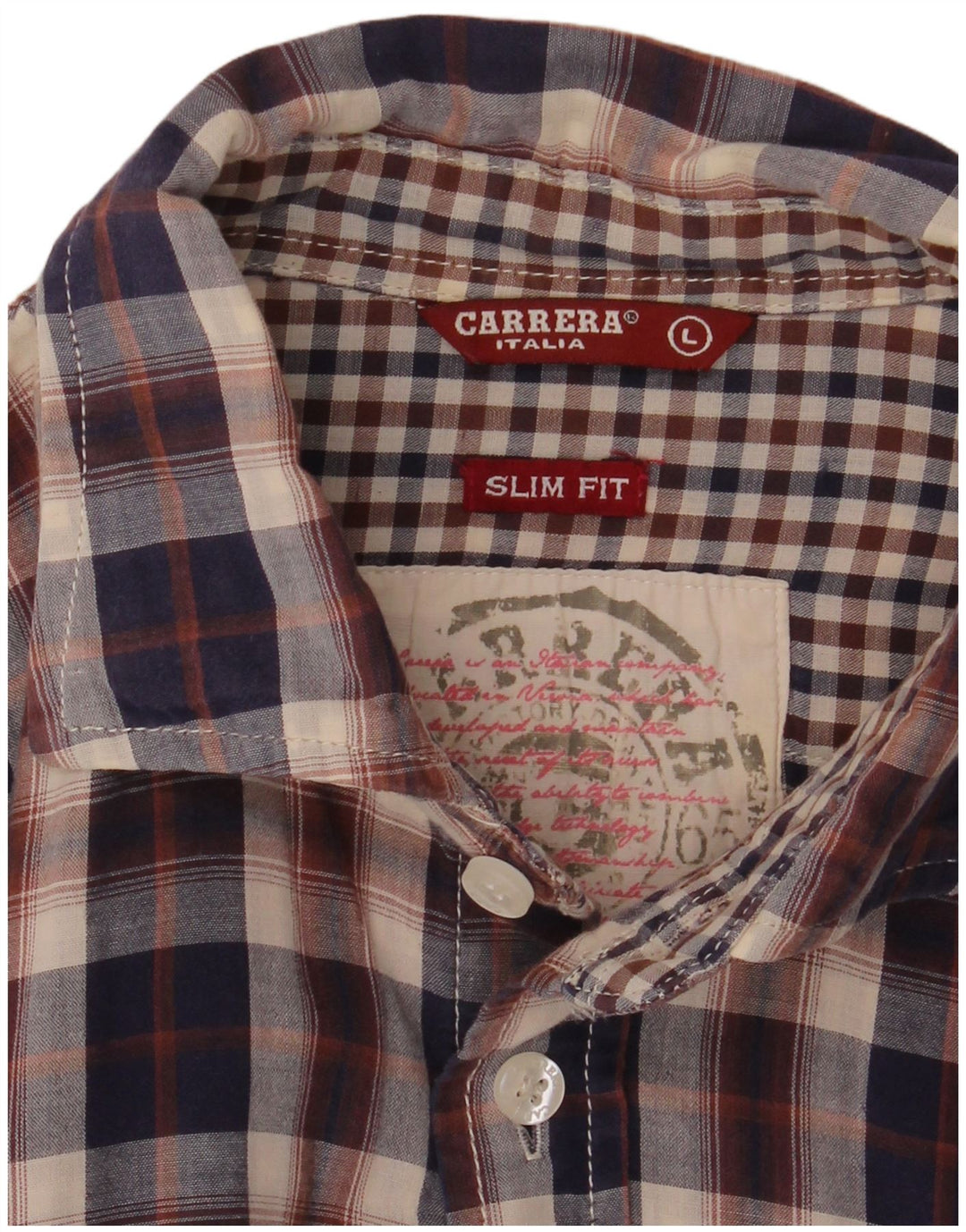 Camisa Carrera Slim Fit para hombre, talla grande, color azul marino