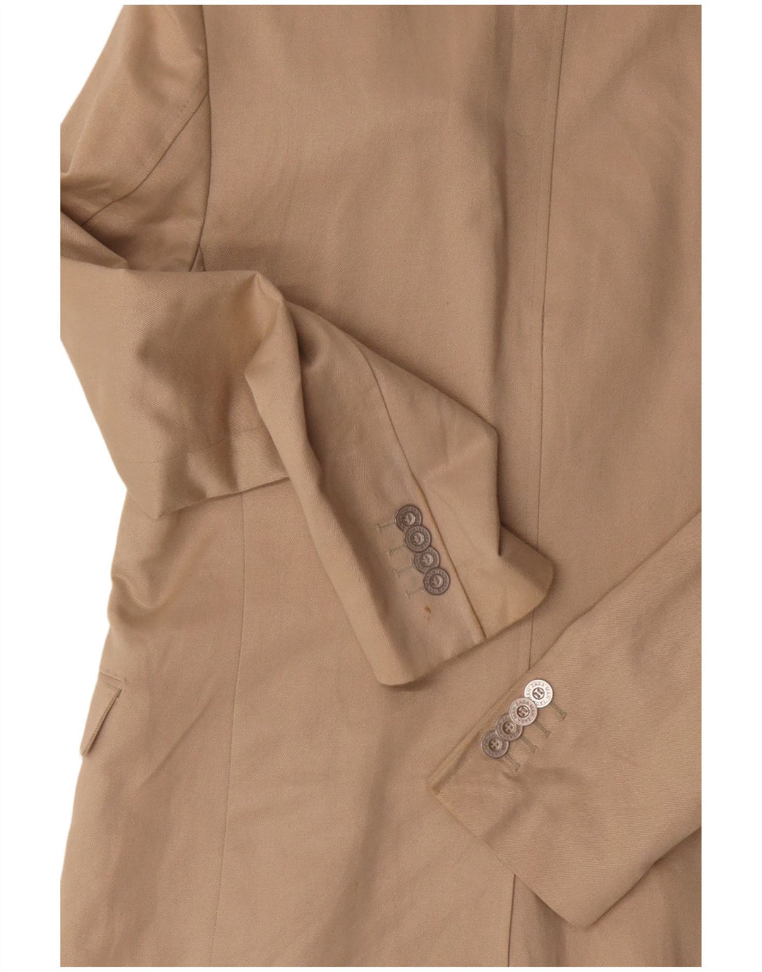 Zara Chaqueta tipo blazer de 2 botones para hombre EU 50 Algodón beige medio