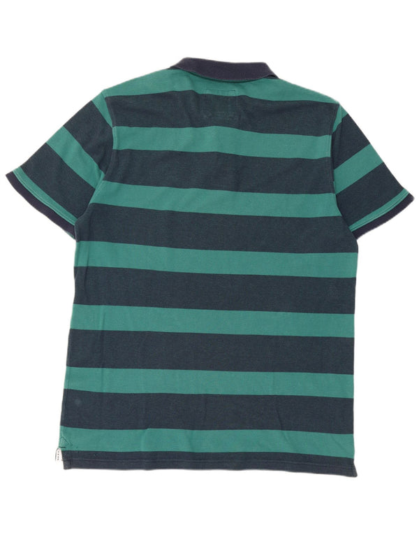 Crew Clothing Polo para hombre XL Algodón a rayas azul marino