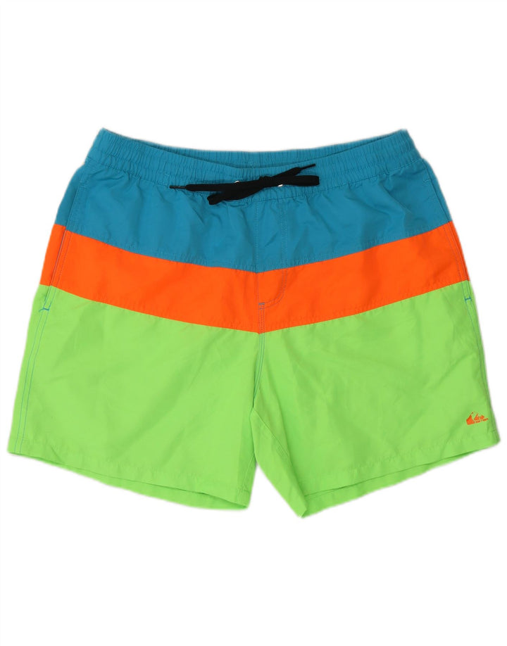 QUIKSILVER Bañador para Hombre Grande Multicolor Colorblock Poliéster