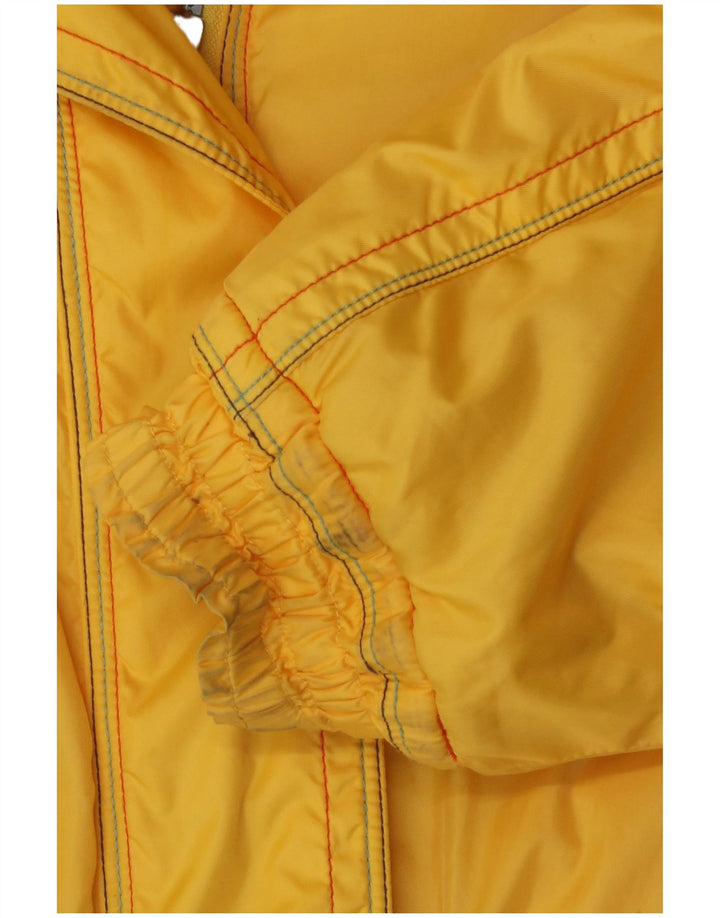 Chaqueta de esquí extragrande con capucha para mujer Ellesse UK 12 Poliamida amarilla mediana