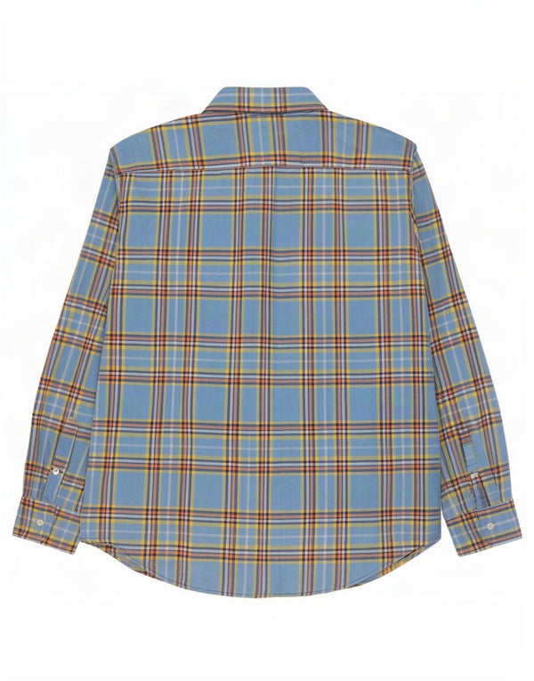 Camisa Levi's Slim Fit XL De Algodón A Cuadros Azules