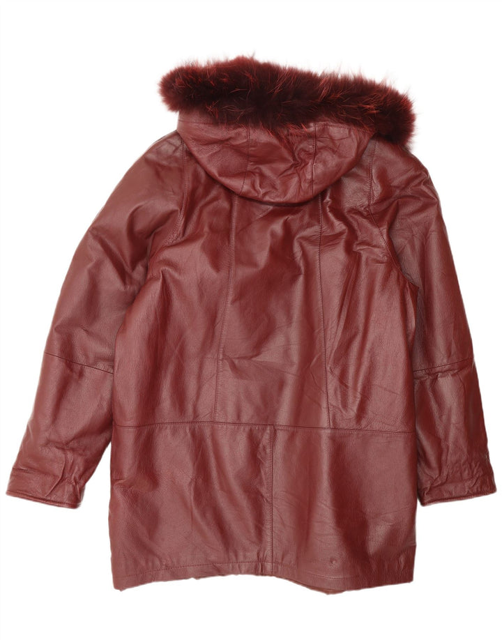 Abrigo Privilegi Mujer Oversize Con Capucha IT 42 Medium Borgoña