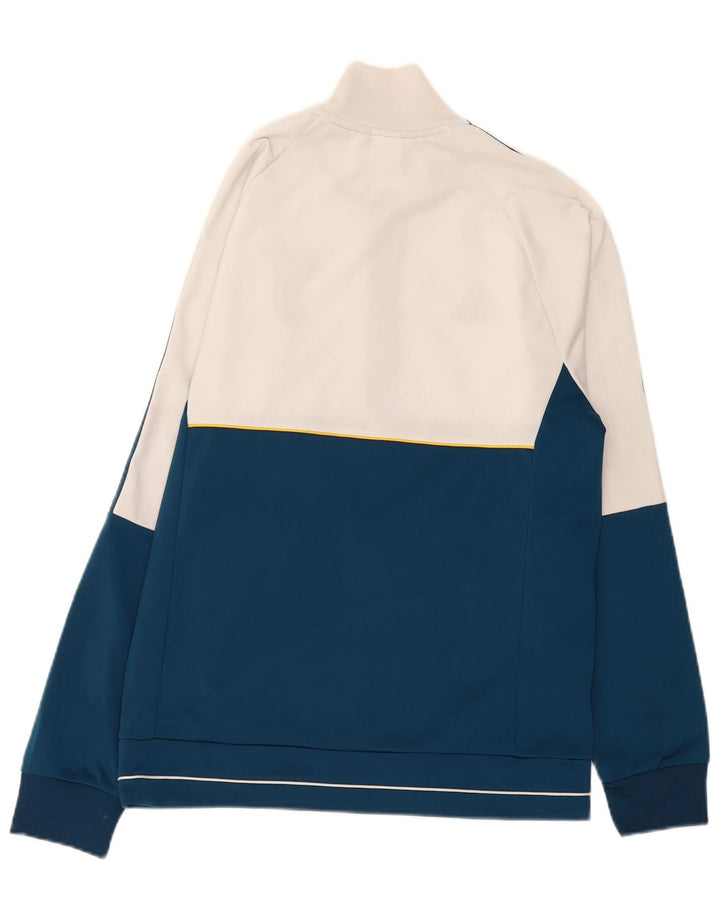 Adidas Mens Juventus Chándal Top Chaqueta Medio Azul Marino Colorblock