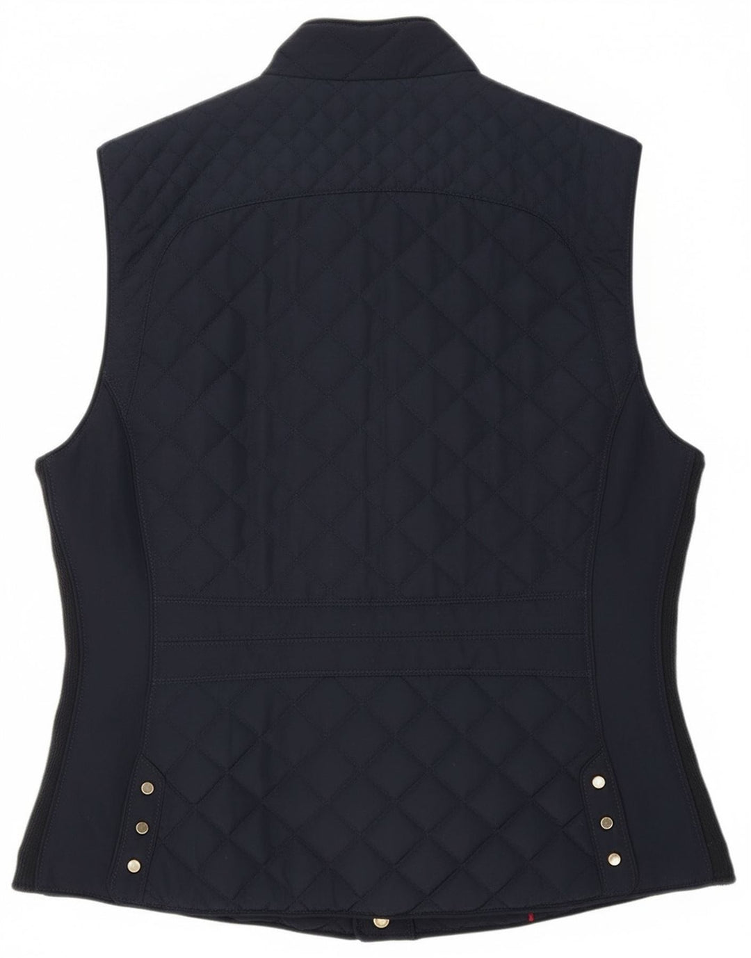 Zara Mujer Chaleco Acolchado ES 40 XL Poliéster Azul Marino