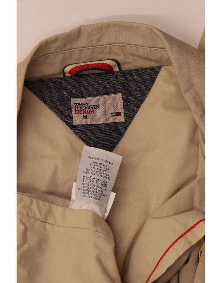 Tommy Hilfiger Chaqueta Blazer de 2 Botones para Mujer UK 44 Algodón Marrón Medio