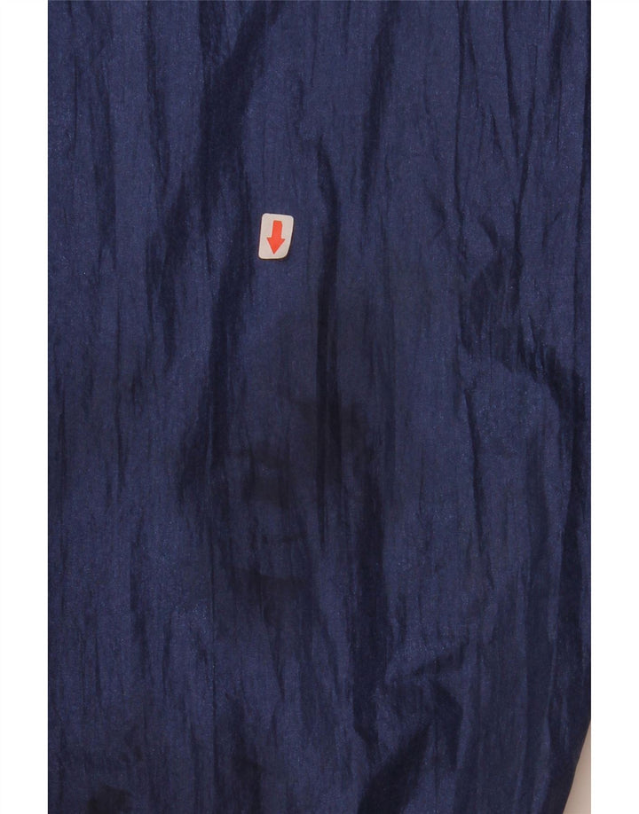 Pantalón impermeable vintage para hombre azul medio