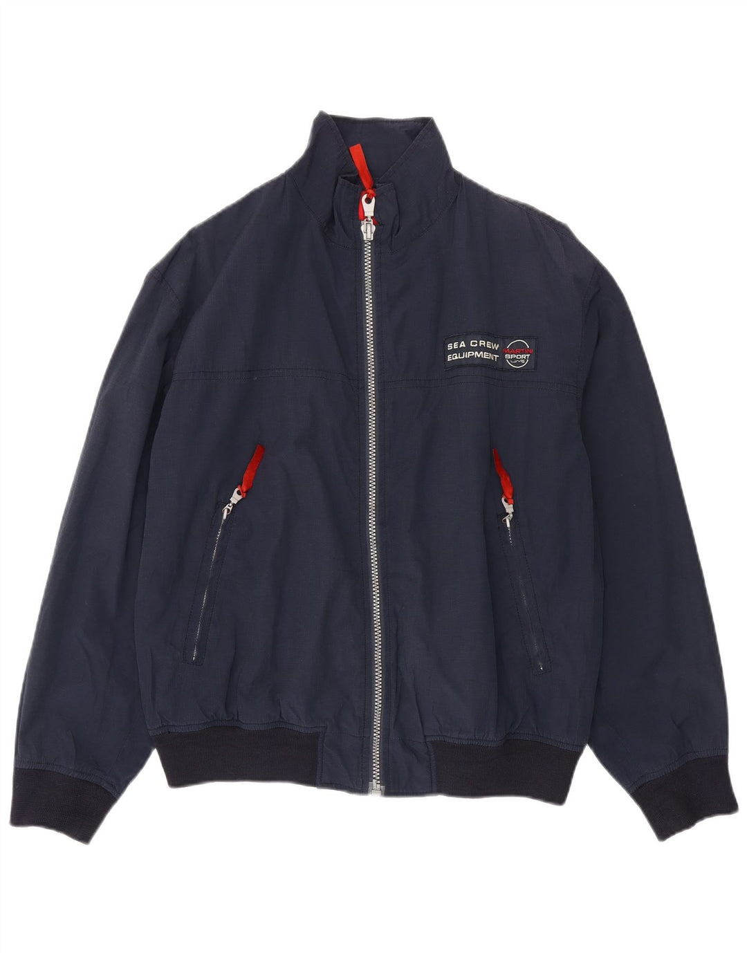 Chaqueta bomber vintage para hombre IT 48 Algodón azul marino medio
