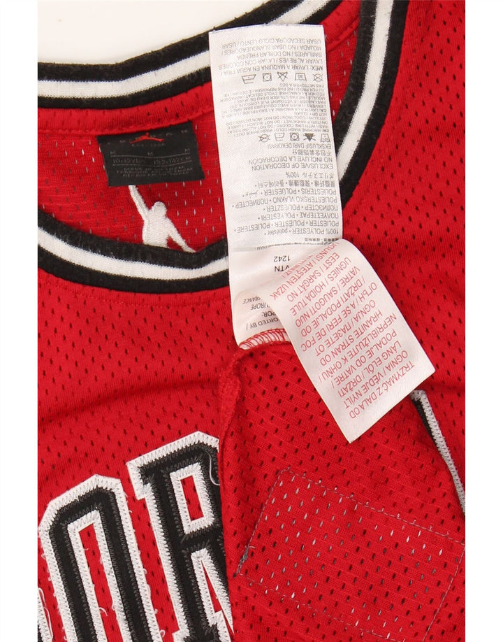 JORDAN Camiseta sin mangas estampada para niño 10-11 años Mediano Rojo Poliéster