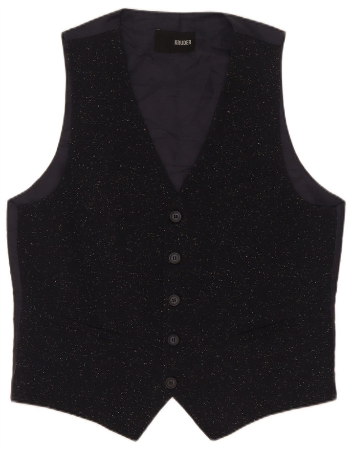 Chaleco Kruder para hombre IT 52 Large Poliéster moteado azul marino