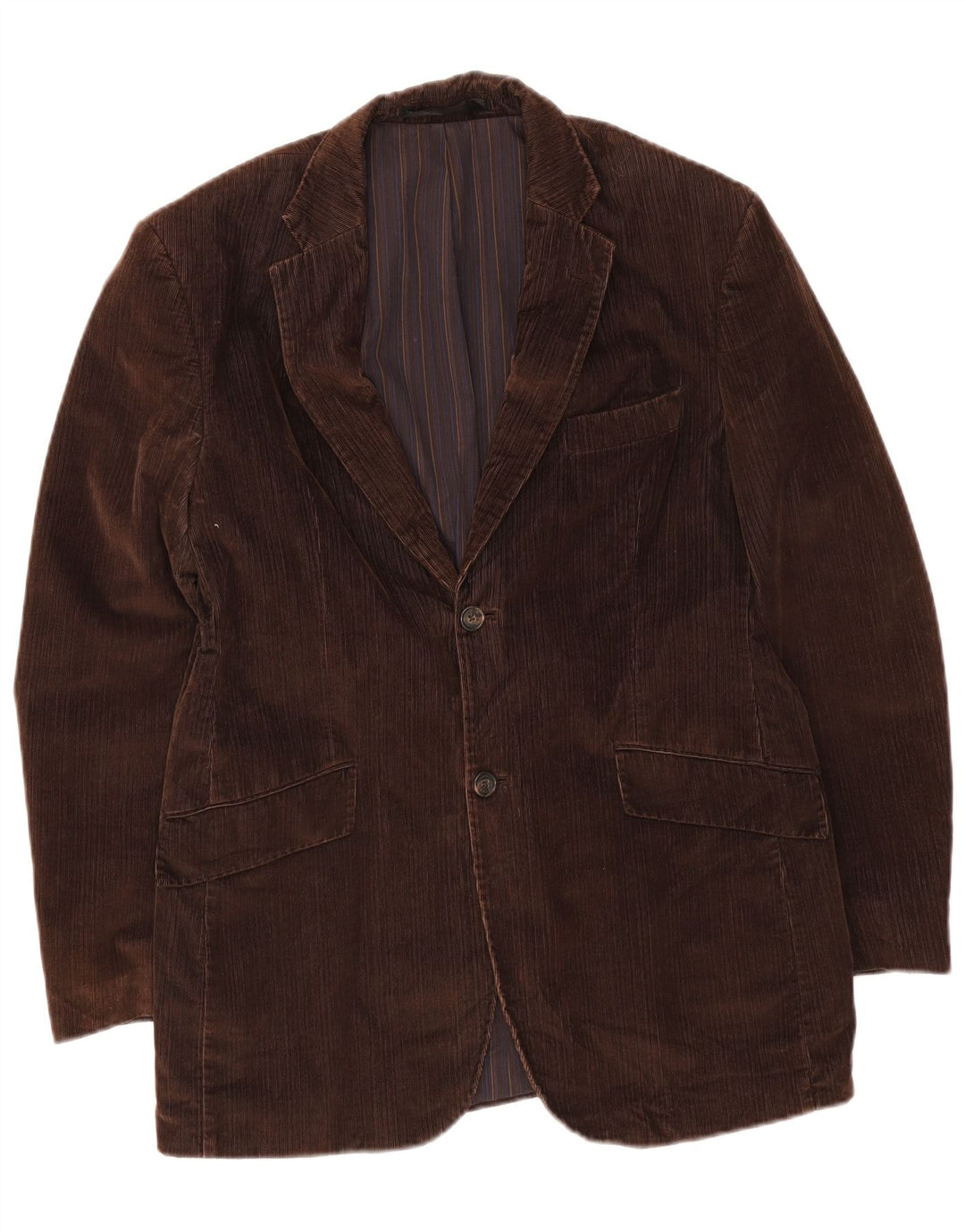 Marks & Spencer Chaqueta tipo blazer de pana con 2 botones para hombre UK 38 Marrón medio