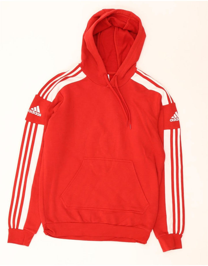 Adidas Hombre Sudadera Con Capucha Jumper Pequeño Rojo Algodón