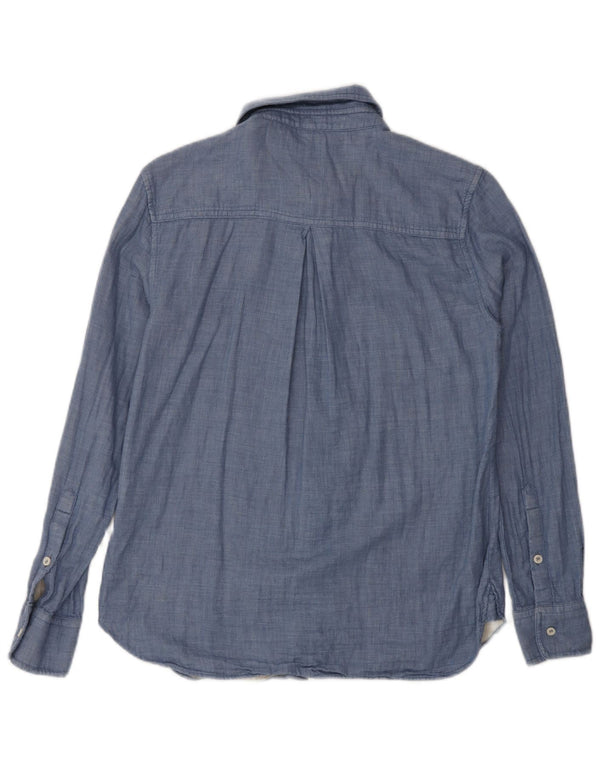 Reiss Camisa holgada para mujer UK 6 XS Algodón azul