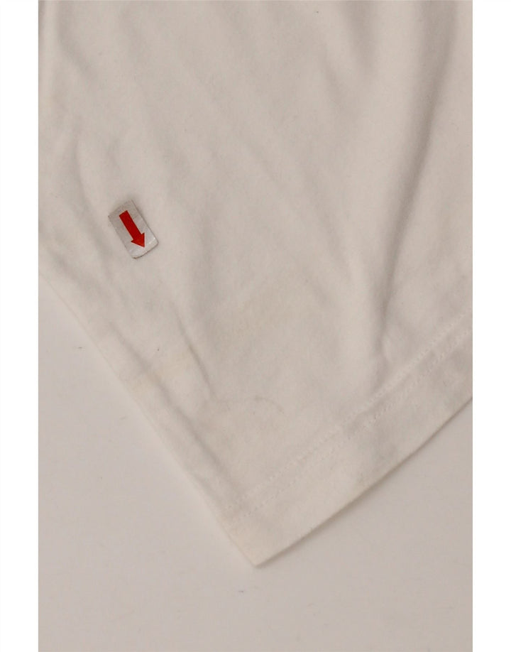 ADIDAS Camiseta para mujer Top UK 8/10 Small White Cotton