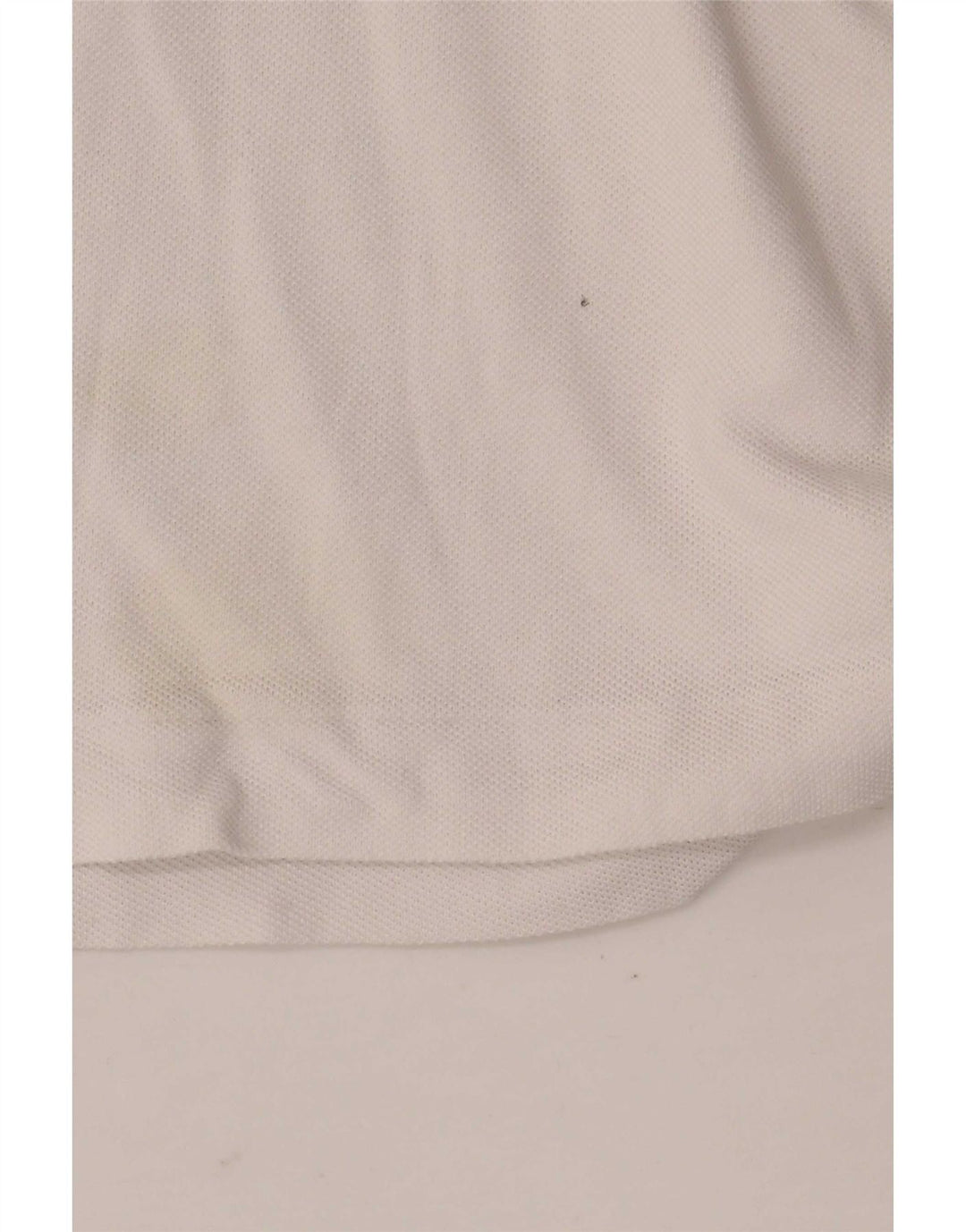 Lacoste Polo para hombre talla 3 pequeño algodón blanco