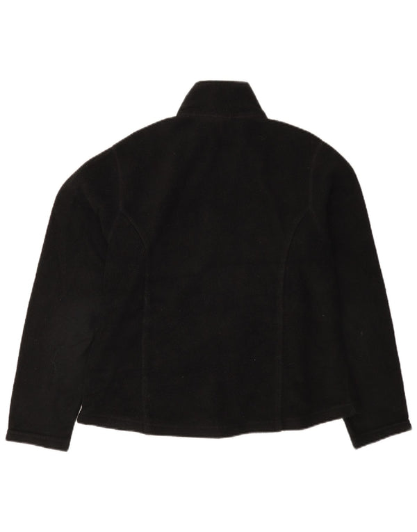 L.L.Bean Chaqueta polar para mujer UK 44 Mediana Poliéster negro