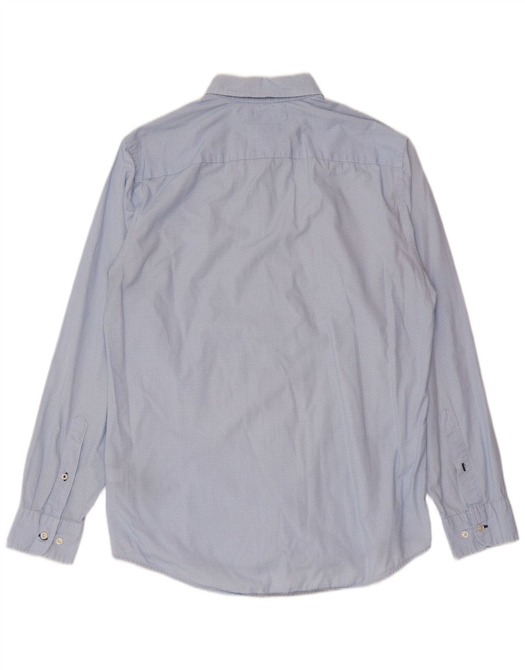 Tommy Hilfiger Camisa Regular Fit De Algodón Con Manchas Azul Medio