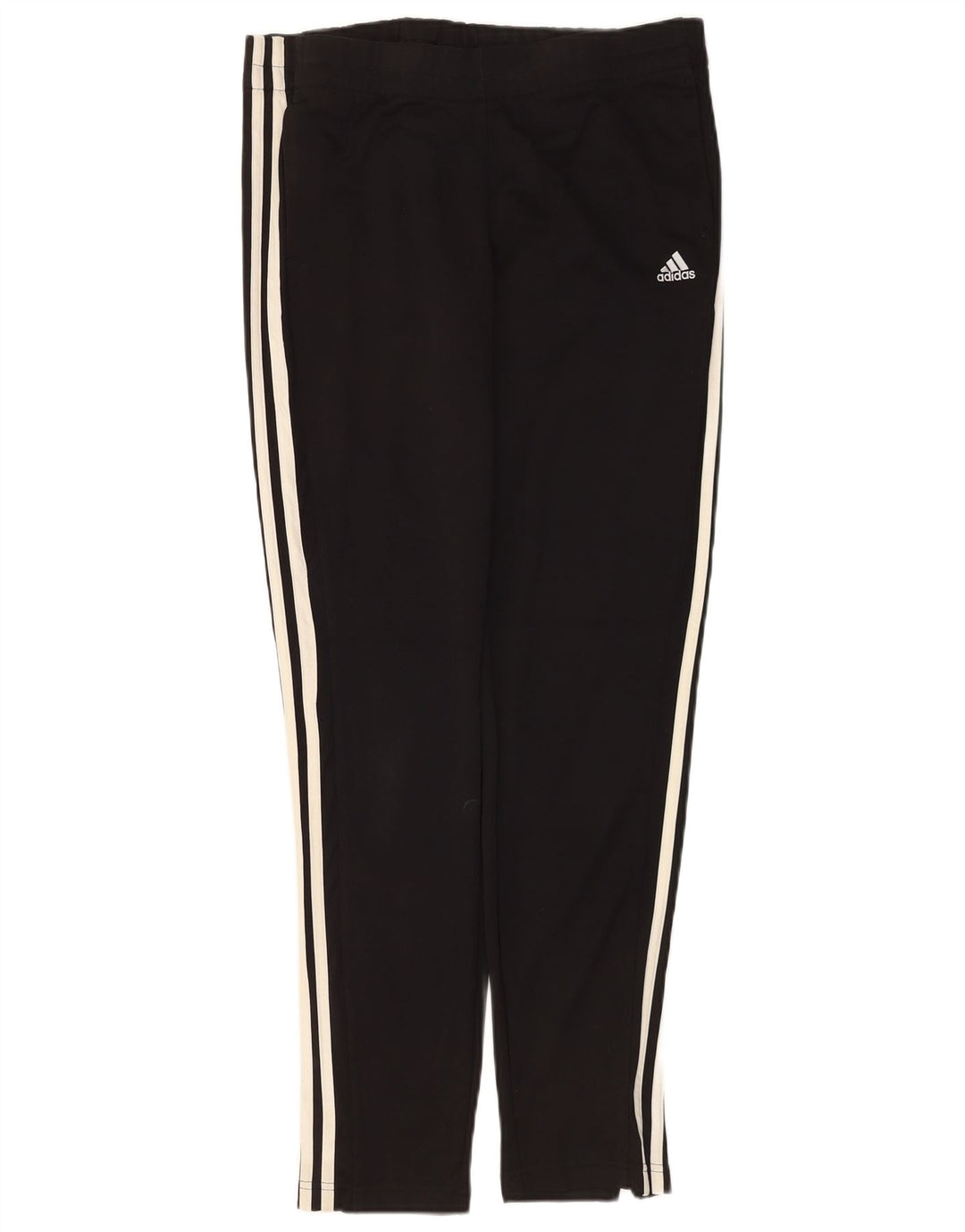 Adidas Mujer Climalite Chándal Pantalones UK 12/14 Mediano Negro Poliéster