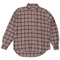 Camisa de franela Fila para hombre de algodón a cuadros gris medio