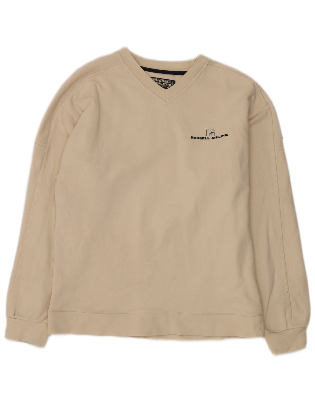 RUSSELL ATHLETIC Sudadera Jumper para Hombre Medium Off White