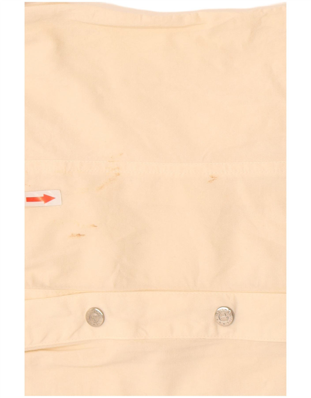 Camisa De Manga Corta Mujer Laurel IT 42 Medium Off White Algodón
