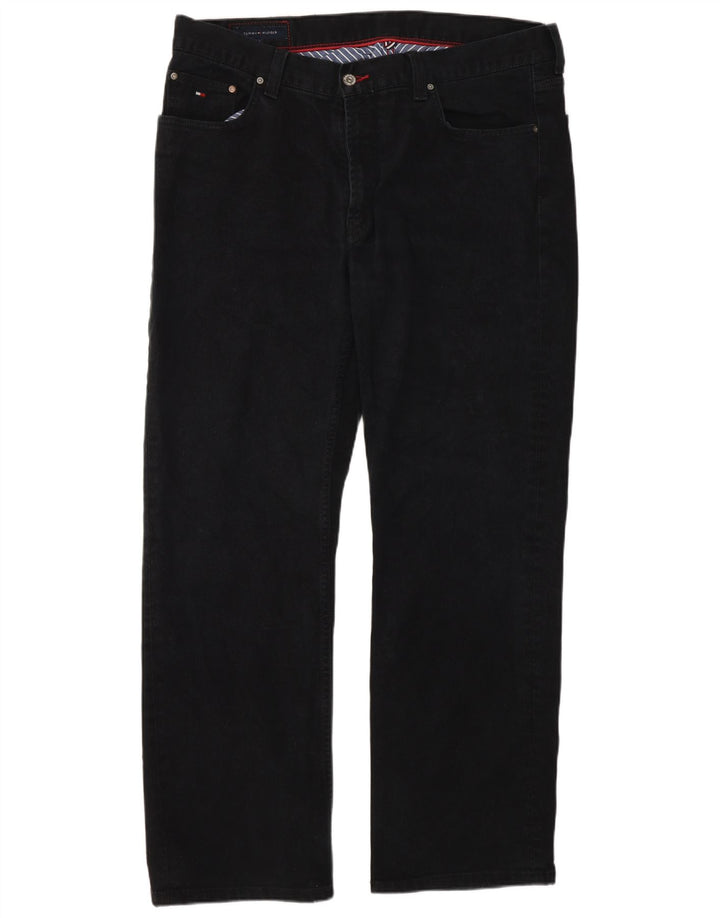 Tommy Hilfiger Vaqueros rectos para hombre W38 L32 Negro