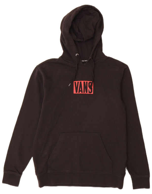 Vans Sudadera con capucha gráfica para hombre XS Black