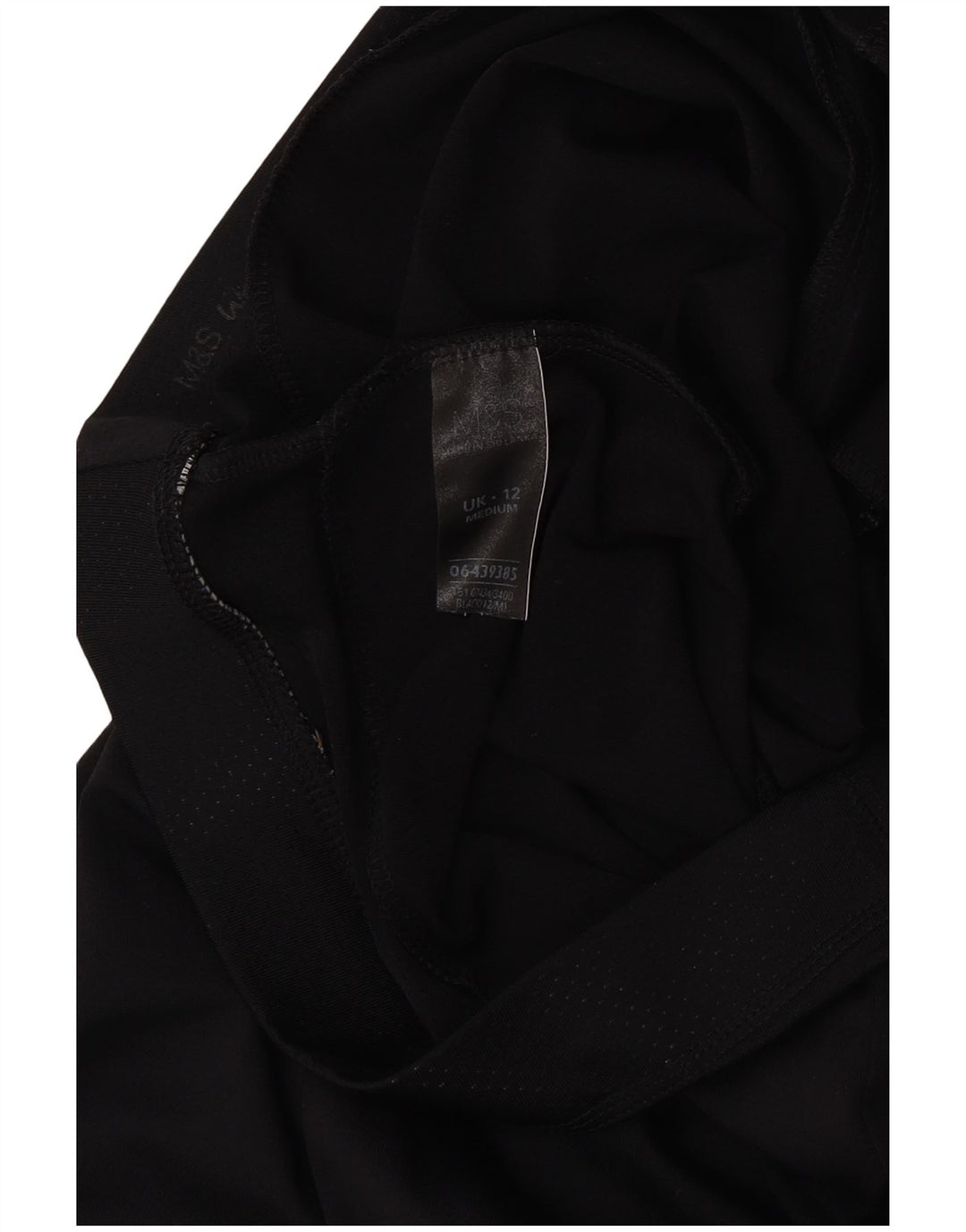 Marks & Spencer Pantalones de chándal para mujer UK 40 Mediano Negro Poliéster