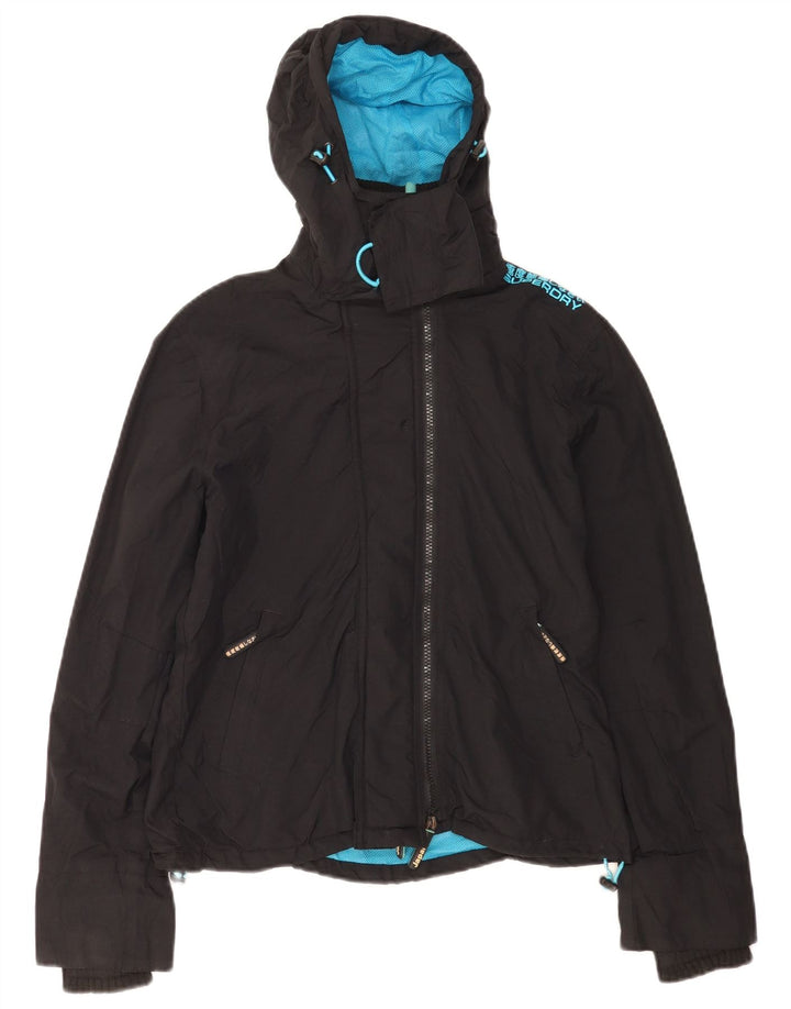 Superdry Chaqueta Cortavientos Estampada para Mujer UK 46 Large Black