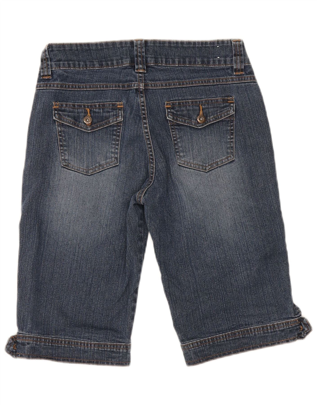 Lee - Pantalones cortos de mezclilla para mujer US 6 mediano W28 algodón azul