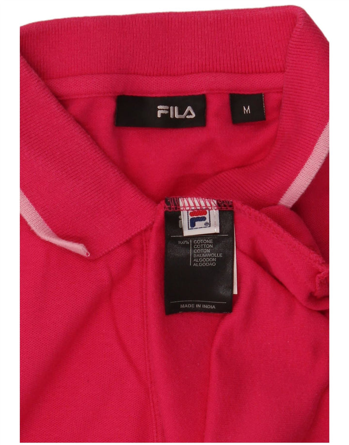 Fila Polo para mujer UK 12 Algodón rosa medio