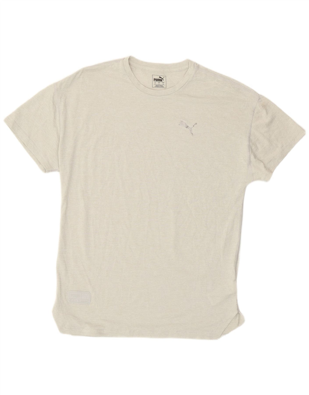 Camiseta Puma Hombre Top Poliéster Moteado Gris Medio