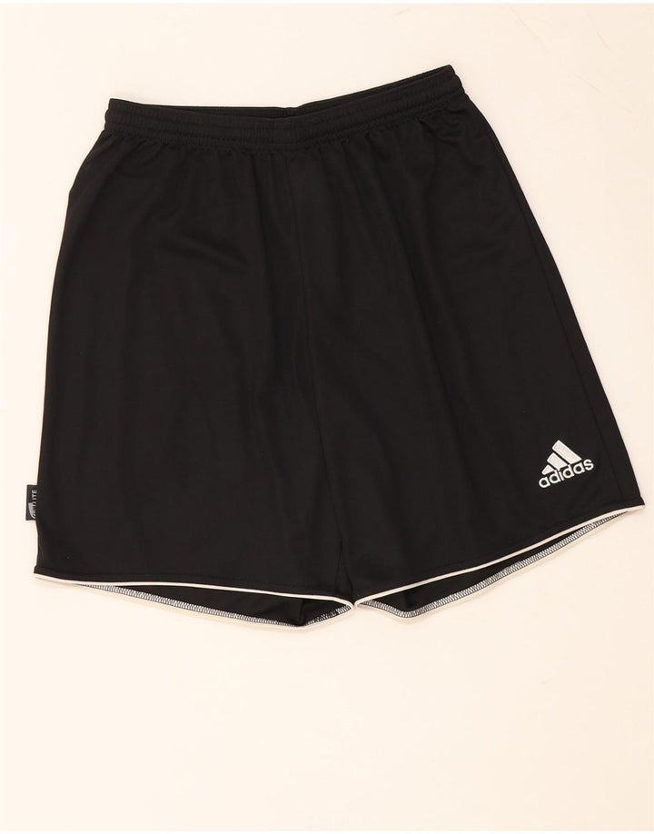 Pantalones cortos deportivos ADIDAS Climalite para hombre Poliéster negro mediano
