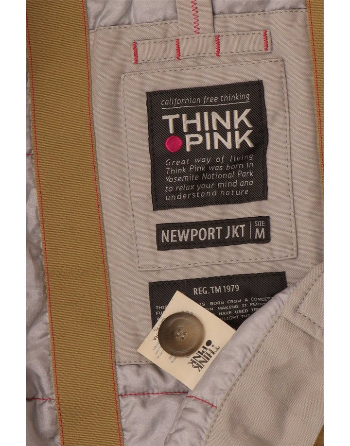 Think Pink Chaqueta acolchada para mujer UK 40 Polipropileno gris medio