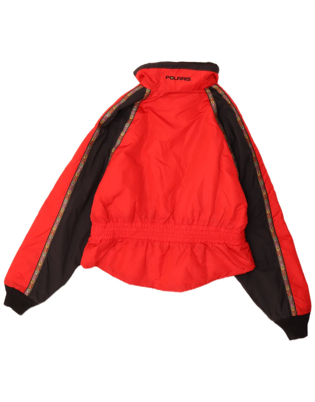 POLARIS Chaqueta cortavientos para mujer UK 12 Medium Red Colourblock Nylon
