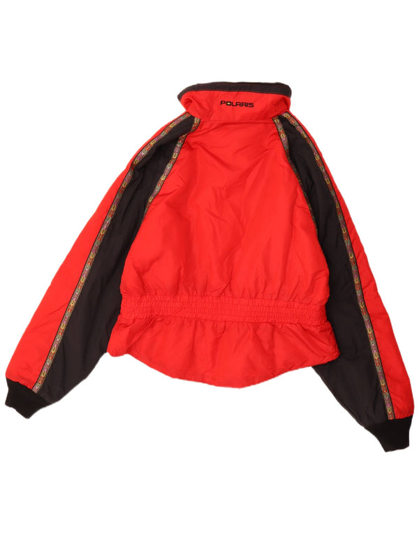 POLARIS Chaqueta cortavientos para mujer UK 12 Medium Red Colourblock Nylon