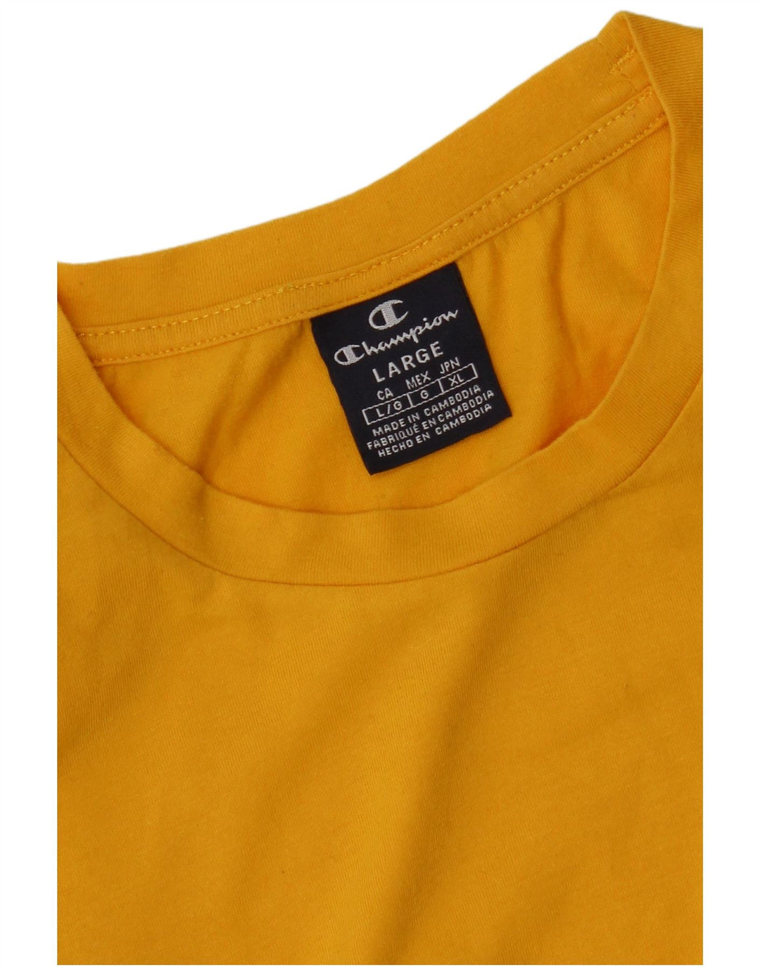 Champion Camiseta Gráfica Para Hombre Top Grande Amarillo