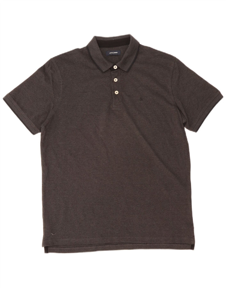 JACK & JONES Polo Hombre XL Gris Algodón