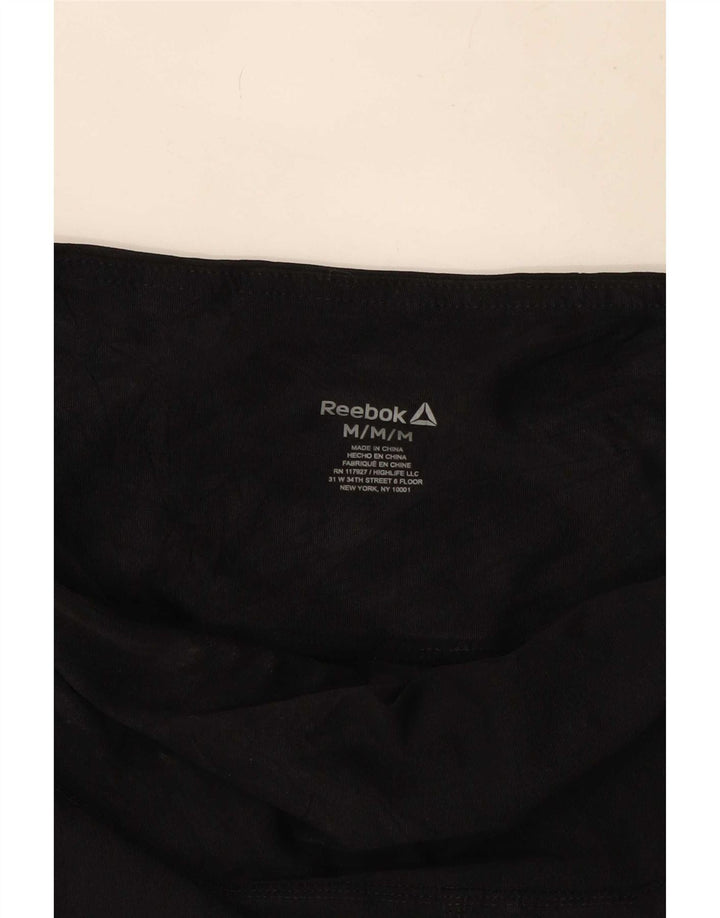 Reebok - Leggings gráficos para mujer, talla 40, talla M, color negro