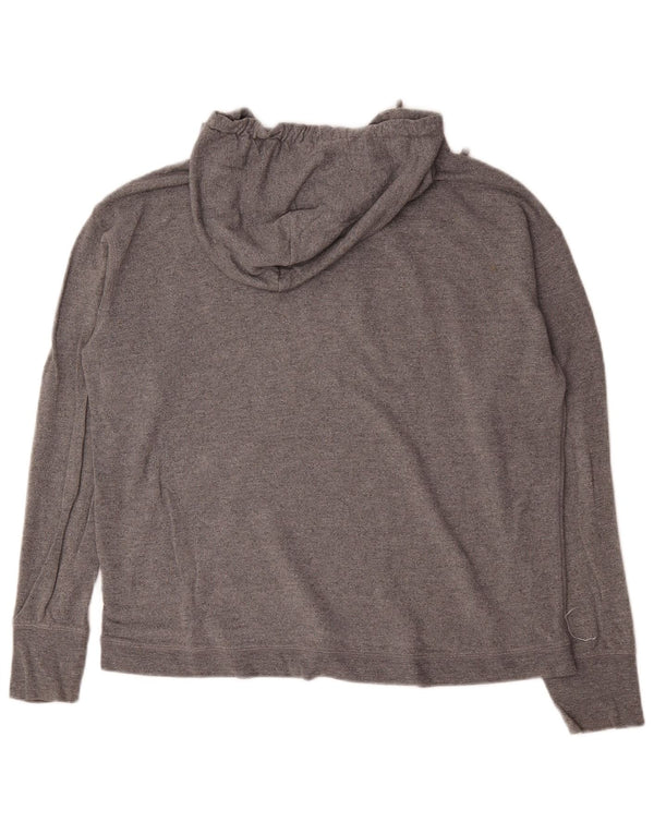Gap Hombre Loose Fit Sudadera Con Capucha Jersey Pequeño Gris Viscosa A Rayas
